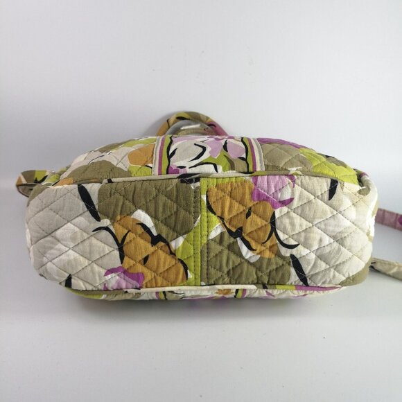 Vera Bradley Retired Portobello Road Pink Bag Tote Double Handles + Shoulder - Picture 7 of 10